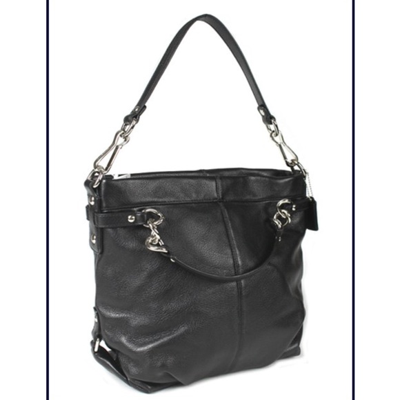 Coach Handbags - Coach Pebbled Leather Convertible Brooke Hobo Bag